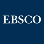 EBSCO logo, white on blue